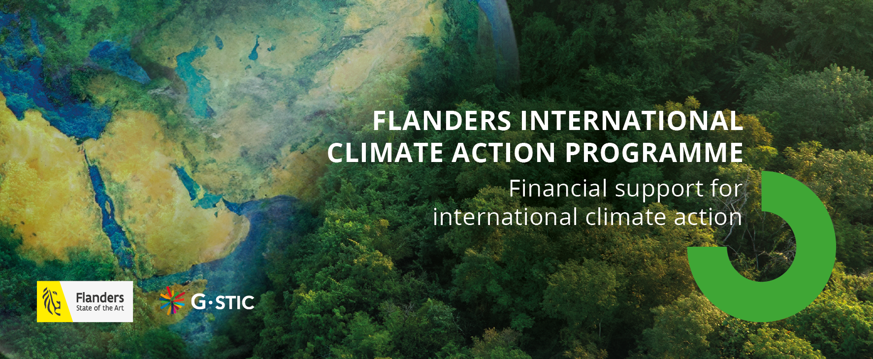 Key visual Flanders International Climate Action Programma